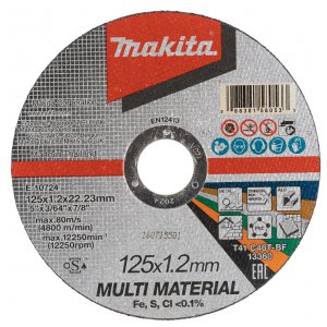 kotouč řezný multi materiál 125x1.2x22.23mm