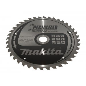 kotouč pilový dřevo SPECIALIZED se zapuštěnými zuby 270x2.6x30mm 40Z = old B-09525