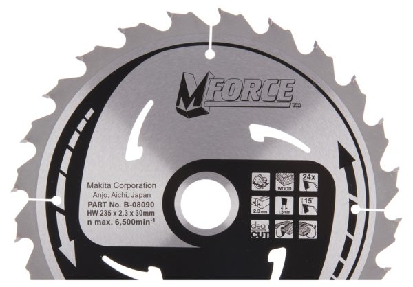 kotouč pilový dřevo MFORCE 235x2.3x30mm 24Z = new B-32063