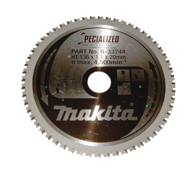 kotouč pilový ocel SPECIALIZED 136x1.1x20mm 56Z = old B-23086